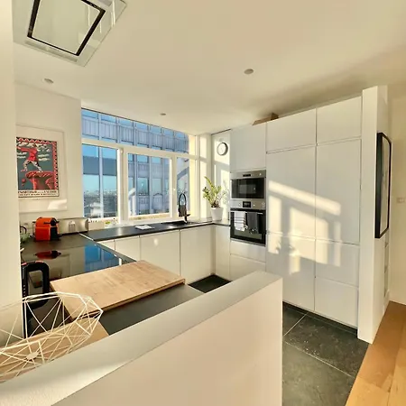Lovely Loft In Panoramic View! Brussels Exterior photo